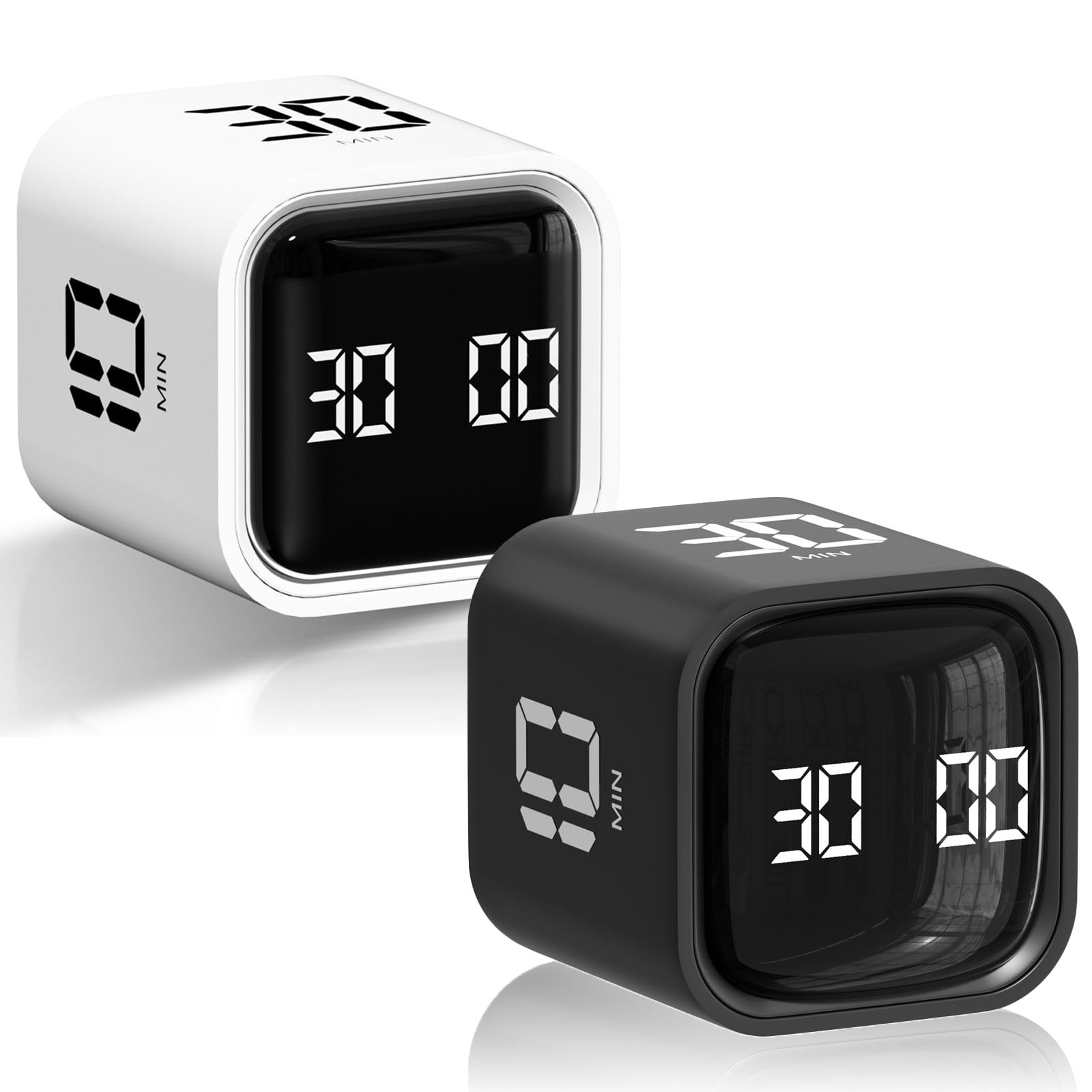 HeeHom Cube Pomodoro Timer, Desk Productivity Timer 5/10/30/60 Minutes ...