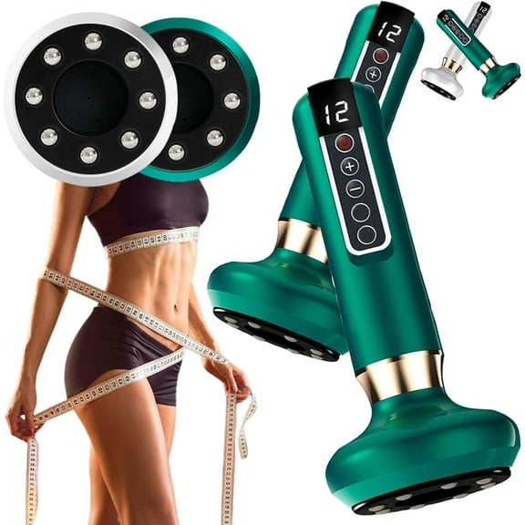 HeeHom Handheld Cellulite Massager, Cordless Body Sculpting Machine for Back, Stomach & Legs, Deep Tissue Fat Reduction & Anti-Cellulite Suction