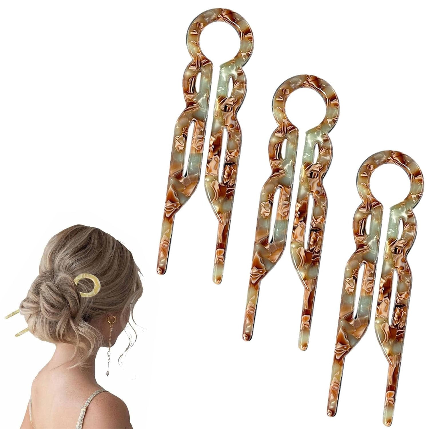 ヘアアクセサリー portray hair pin U gold Amazon.com : U Shaped Hair Pins, IKOCO 2.4inch Bun Hair Pins