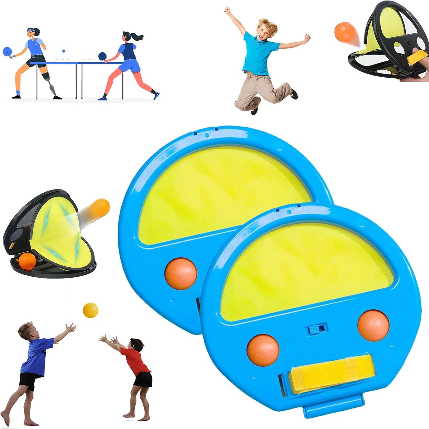 HeeHom Racket Pocket Catch Game, 2025 New Racketpocket Outdoor Catch
