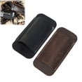 thumbnail image 1 of HeeHom Retro Leather Knife Sheath with Belt Clip â Handmade Horizontal Carry Holster for Folding/Pocket Knives, Leather Scabbard for Men (Black/Brown/Coffee), 1 of 7