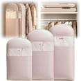 thumbnail image 1 of HeeHom Self-Compression Hanging Garment Bag for Clothes Storage | Space-Saving Vacuum Bag with Dustproof PEVA Fabric | Large Wardrobe Organizer for Coats, Jackets & Suits, 1 of 8