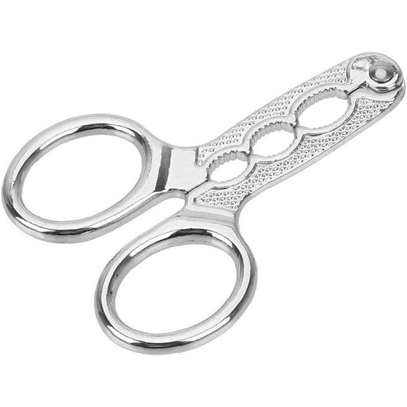 HeeHom Silver Nuts Pistachio Sheller Opener Kitchen Tools Stainless Steel Nutcracker Multi-Function Walnut Pine Sheller Opener Nut Crackers Kitchen Utensils