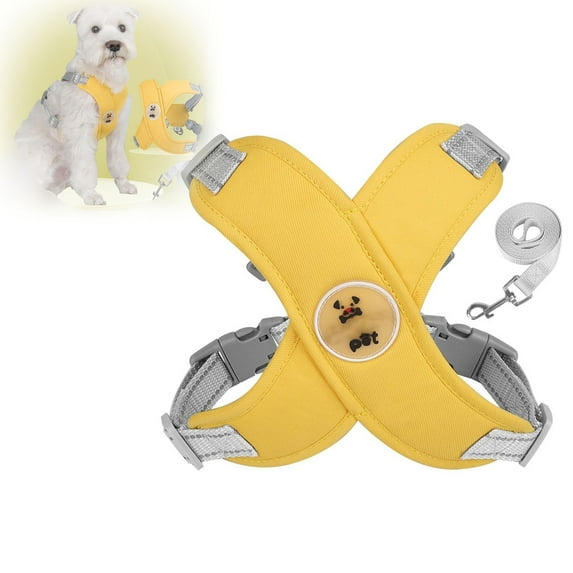 HeeHom Soft Adjustable Dog Harness with Reflective Padded Vest - No Pull Step-in Design for Small Medium Large Dogs Walking Training