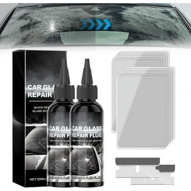 HeeHom Windshield Crack Repair Kit, Nano Glass Repair Kit, Liquid Quick Repair Car Glass for Chips and Cracks