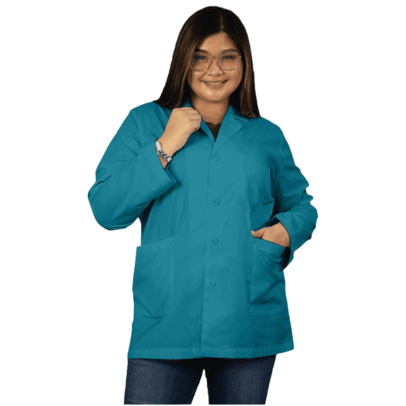 Panda Uniform by HeedFit 29" Medical Lab Coat for Women – 7XL Teal
