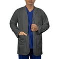 thumbnail image 1 of Panda Uniform by HeedFit Men's 31" Lab Coat Custom Fit, XS, Charcoal, 1 of 6