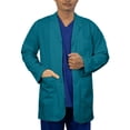 thumbnail image 1 of Panda Uniform by HeedFit Men's 31" Lab Coat Custom Fit, 7XL, Teal, 1 of 6