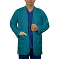 thumbnail image 1 of Panda Uniform by HeedFit Men's 31" Lab Coat Custom Fit, XXS, Teal, 1 of 6