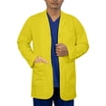 thumbnail image 1 of Panda Uniform by HeedFit Men's 31" Lab Coat Custom Fit, 10XL, Yellow, 1 of 6