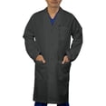thumbnail image 1 of Panda Uniform by HeedFit Unisex 40" Lab Coat, XL, Charcoal, 1 of 7