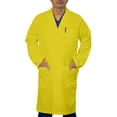 thumbnail image 1 of Panda Uniform by HeedFit Unisex 40" Lab Coat, 7XL, Yellow, 1 of 7