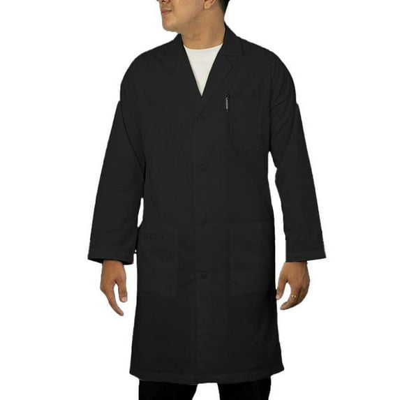 Panda Uniform by HeedFit Unisex 40" Medical Lab Coat – XS Black