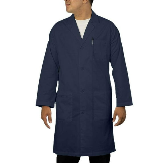 Panda Uniform by HeedFit Unisex 40" Medical Lab Coat – 3XL Navy