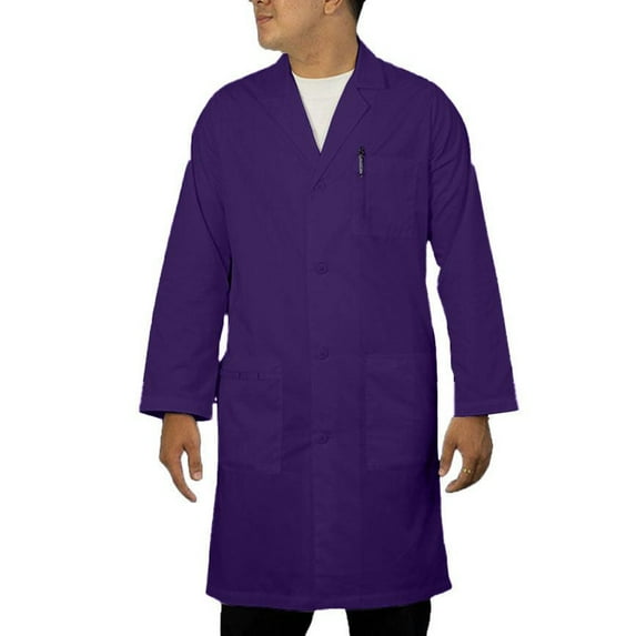 Panda Uniform by HeedFit Unisex 40" Medical Lab Coat – XS Purple