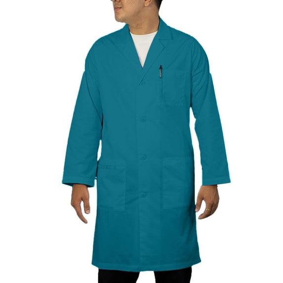 Panda Uniform by HeedFit Unisex 40" Medical Lab Coat – 5XL Teal