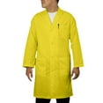 thumbnail image 1 of Panda Uniform by HeedFit Unisex 40" Medical Lab Coat – XL Yellow, 1 of 4
