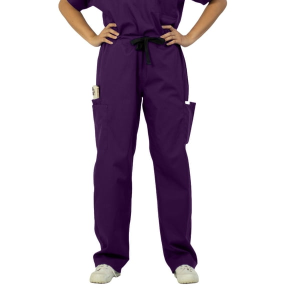 HeedFit Long-Lasting, Workwear, Unisex Scrub Pants, s, Purple