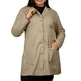 thumbnail image 1 of Panda Uniform by HeedFit Women Custom Lab Coat for Doctors 5XL Khaki, 1 of 8
