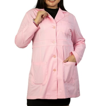 Panda Uniform by HeedFit Women Custom Lab Coat for Doctors – XS Pink
