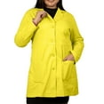 thumbnail image 1 of Panda Uniform by HeedFit Women Custom Lab Coat for Doctors – L Yellow, 1 of 8