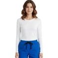 thumbnail image 1 of HeedFit Women’s Long Sleeve Underscrub Tee, Soft Stretch Breathable 3-Pack, l, White, 1 of 5