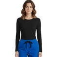 thumbnail image 1 of HeedFit Women’s Long Sleeve Underscrub Tee, Soft Stretch Breathable 3-Pack, s, Black, 1 of 5