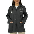 thumbnail image 1 of Panda Uniform by HeedFit Women’s 32" Colored Lab Coat – Custom Fit Medical Lab Coat, Multi-Color 3XL Charcoal, 1 of 8