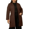 thumbnail image 1 of Panda Uniform by HeedFit Unisex Doctor Lab Coat 37" – 3XL Chocolate, 1 of 8