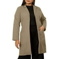 thumbnail image 1 of Panda Uniform by HeedFit Unisex Doctor Lab Coat 37" – 3XL Khaki, 1 of 8