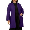 thumbnail image 1 of Panda Uniform by HeedFit Unisex Doctor Lab Coat 37" – S Purple, 1 of 8