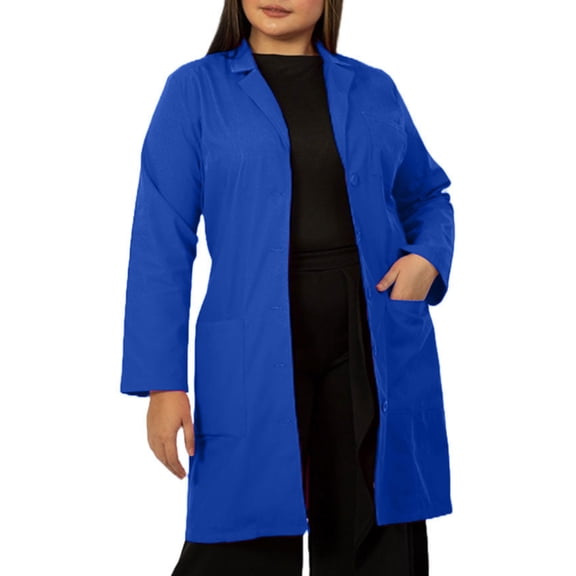 Panda Uniform by HeedFit Unisex Doctor Lab Coat 37" – XS Royal