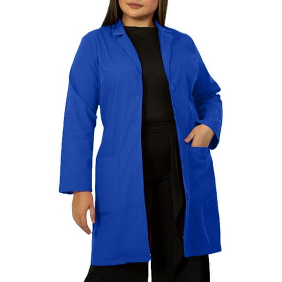 Panda Uniform by HeedFit Unisex Doctor Lab Coat 37" – 3XL Royal