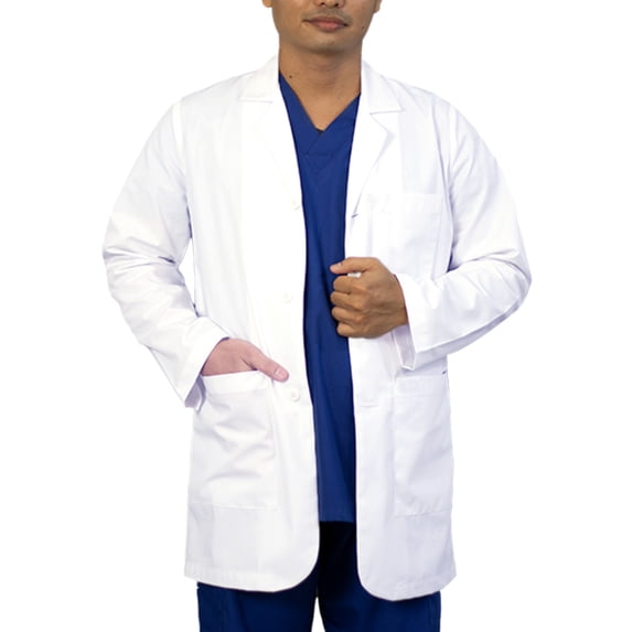 Panda Uniform by HeedFit Men's 31" Lab Coat Custom Fit, 9XL, White