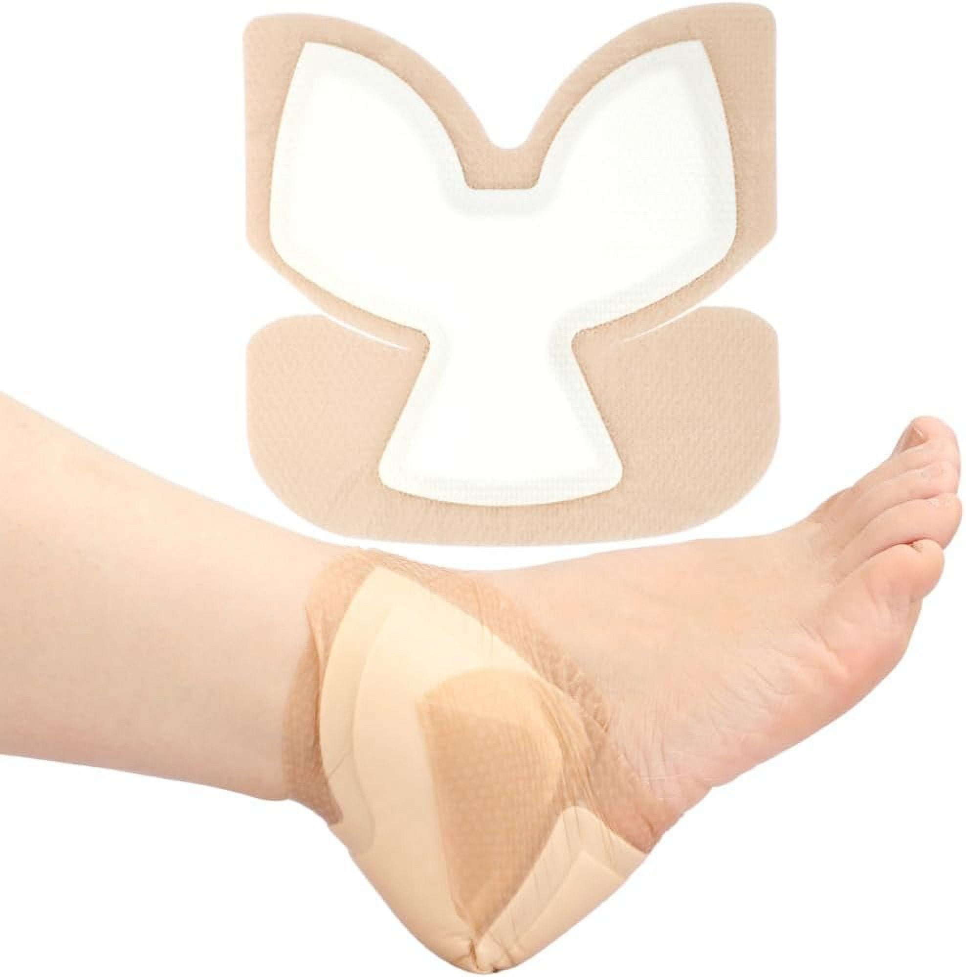 Heel Bordered Silicone Foam Dressing Waterproof Adhesive Sacral