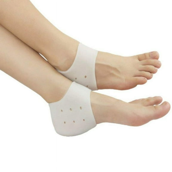 Heel Cups Plantar Fasciitis Inserts, Gel Heel Pads Cushion *New Material* (3 Pairs) Great for Heel Pain, Heal Dry Cracked Heels, Achilles Tendinitis, for Men & Women