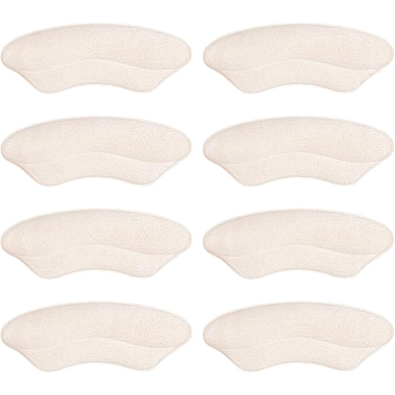 Heel Cushion Women Shoes Grips: Inserts into Back Heel - Heel Pads for High Heel Boots Insoles Stop Too Big Shoe from Slipping Liner Insoles for Comfort Fitting(20 Pairs)(Khaki)
