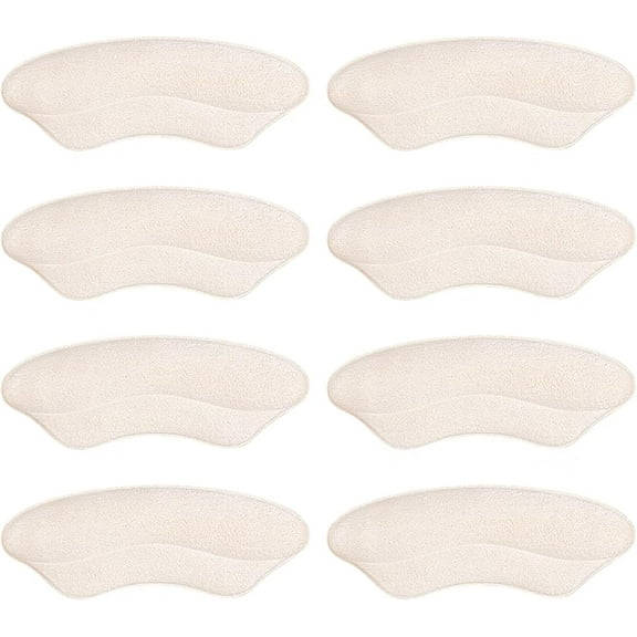 Heel Cushion Women Shoes Grips: Inserts into Back Heel - Heel Pads for High Heel Boots Insoles Stop Too Big Shoe from Slipping Liner Insoles for Comfort Fitting(20 Pairs)（Khaki）