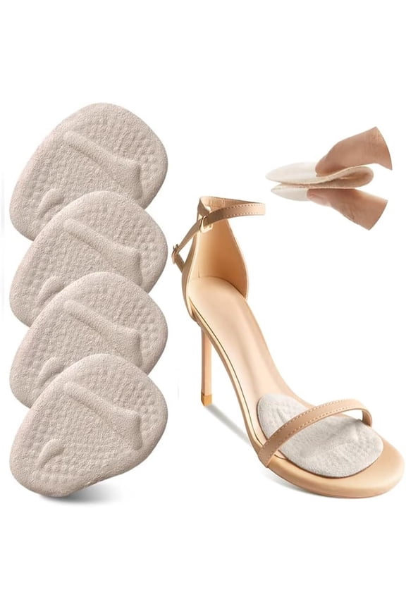 Heel Cushions for Heel Pain, Heel Inserts for Shock Absorption, Heel Lifts for Achilles Tendonitis and Bone Spur, Foot Pain Relief for Women & Men - 1 Pair (Large) A185