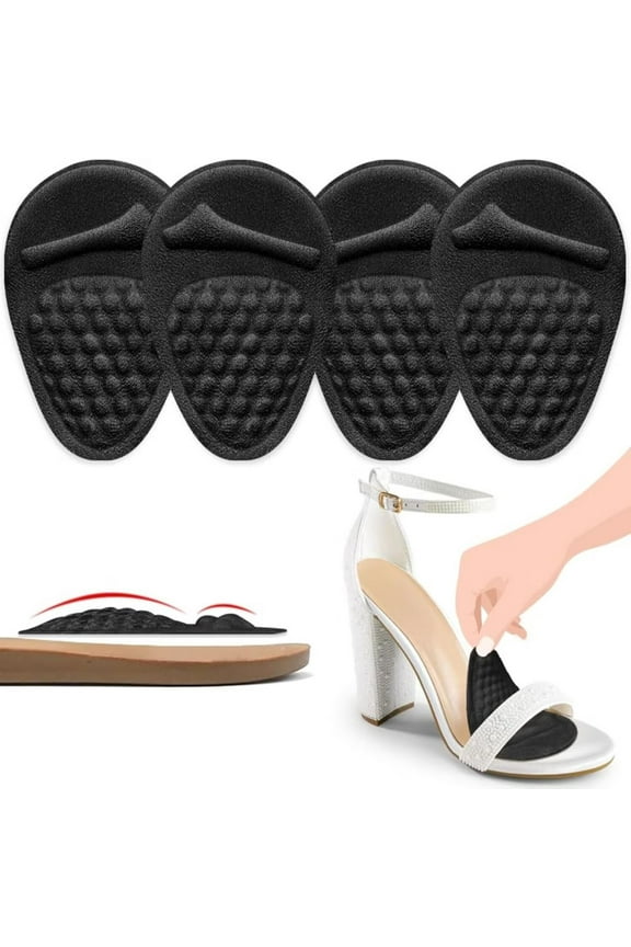 Heel Cushions for Heel Pain, Heel Inserts for Shock Absorption, Heel Lifts for Achilles Tendonitis and Bone Spur, Foot Pain Relief for Women & Men - 1 Pair (Large) D185