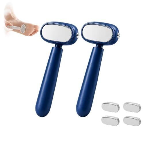 Calluu Heel Eraser Callus Peeler Wheel Tool Guarded at Home Dual Sided Foot ...