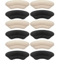 thumbnail image 1 of Heel Grips Liner Cushions Inserts for Loose Shoes, Heel Pads Snugs for Shoe Too Big Men Women, Filler Improved Shoe Fit and Comfort, Prevent Heel Slip and Blister (Pale Apricot+Black(6 Pairs)), 1 of 12