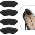 thumbnail image 1 of Heel Grips Liner Cushions Inserts for Loose Shoes, Heel Pads Snugs for Shoe Too Big Men Women, Filler Improved Shoe Fit and Comfort, Stop Heel Slip and Blister (20 Pairs) (H Black), 1 of 5