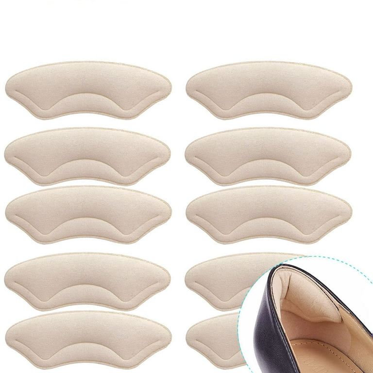 Heel Grips Liner Cushions Inserts for Loose Shoes Heel Pads Snugs for Shoe Too Big Men Women Filler Improved Shoe Fit and Comfort Prevent Heel Slip