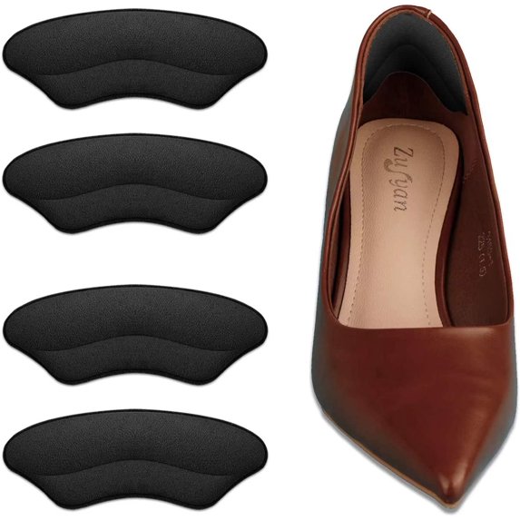 Heel Grips Liner Cushions Inserts for Loose Shoes,Pads for Shoe Too Big Men Women,Filler Improved Shoe Fit,Prevent Heel Slip and Blister 4 Pairs