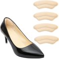thumbnail image 1 of Heel Grips Liner for Loose Shoes, 2 Pairs Heel Cushions Inserts Pads Snugs for Shoe Too Big Women Men, Half Size Liner Improved Shoe Fit and Comfort, Prevent Heel Slip and, 1 of 5