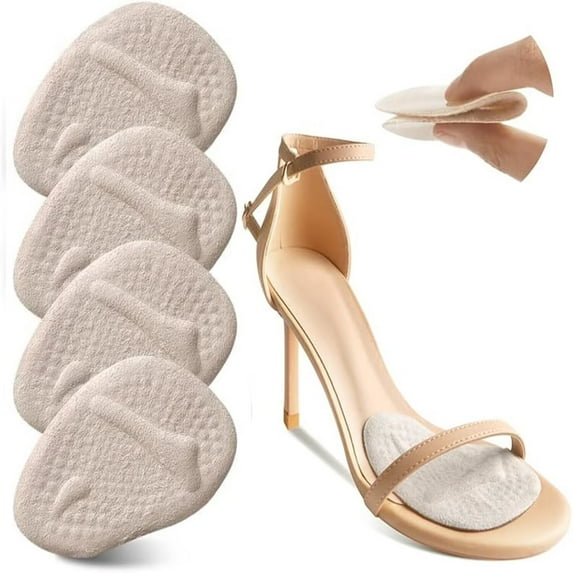 Heel Grips for Men and Women, Self-Adhesive Heel Cushion Inserts Prevent Slipping, Rubbing, Blisters, Foot Pain, and Improve Shoe Fit - 2pairs + Extra 1 Shoe Horn (Black) A19