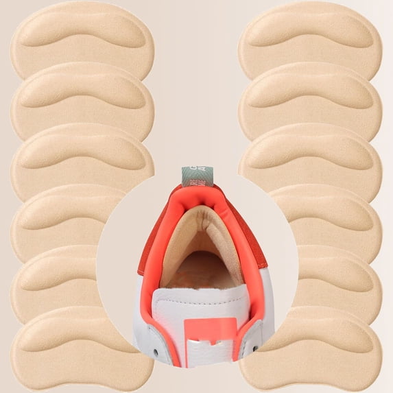 Heel Pads Cushion Inserts for Loose Shoes, Heel Grips & Liners for Men Women – Protectors Against Blisters, Heel Pain, Slipping & Friction(6 Pairs, Beige)