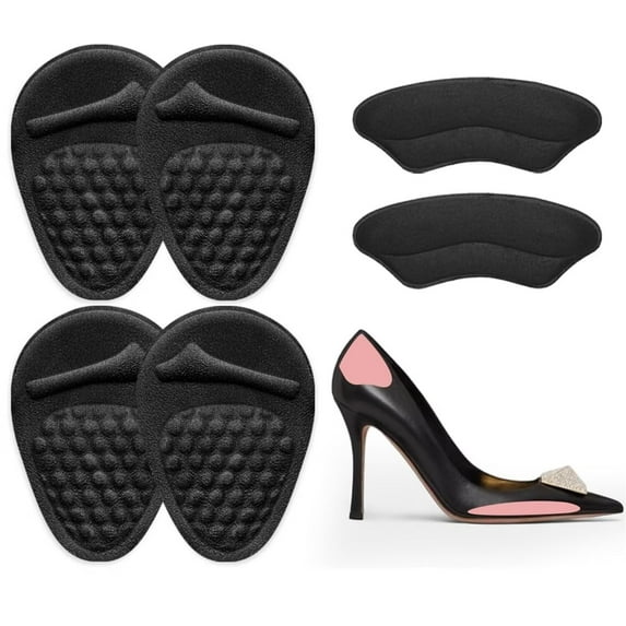 Heel Pads for Loose Shoes That are Too Big,Heel Cushion Inserts for Women,Heel Grips for Womens Shoes Heel Protectors,Shoe Filler to Make Shoes Fit Tighter. (Multicolor,2 Pairs) D123