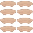 thumbnail image 1 of Heel Pads for Shoe That are Too Big, Inserts for Women, Heel Grips for Womens Mens, Protectors Cushion Liners for Blisters Loose Shoes, Comfort Fillers (BeigeBlack 20Pairs), 1 of 5